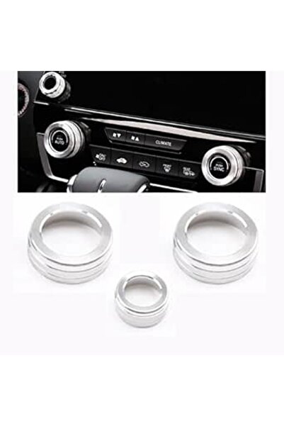 GENERAL Air Conditioning Knob Cover and Volume Control Ring Set for Honda Cr-...