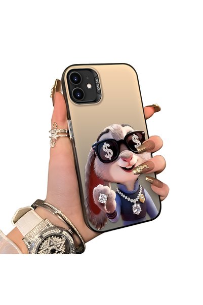 ucuc iPhone 12/12 Pro Compatible Hard Acrylic Back Silicone Edge Lens Protect...