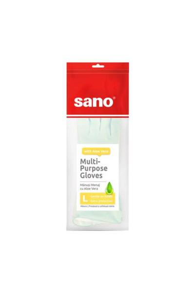 Sano Aloe Vera Household Gloves - Multi-Purpose Gloves, size L, 1 pack