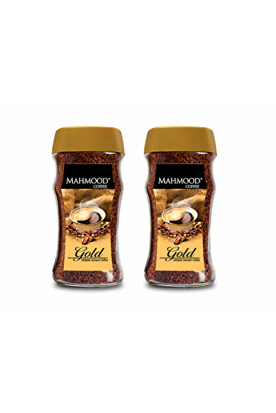 Mahmood cafe 2 Adet Mahmood Coffee Gold Granül Kahve Cam Kavanoz 100 G