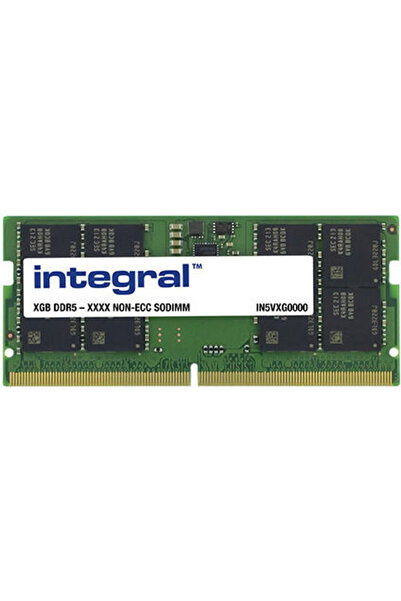 İntegral DDR5 με μονάδα 1x16GB και ταχύτητα 4800 για φορητό υπολογιστή Κωδικό...