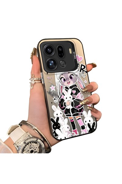 ucuc Oppo Find X9 Pro 5g Compatible Hard Acrylic Back Silicone Edge Lens Prot...