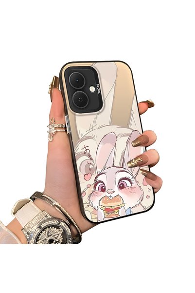 ucuc Tecno Spark Go 2(Km4) Compatible Hard Acrylic Back Silicone Edge Lens Pr...