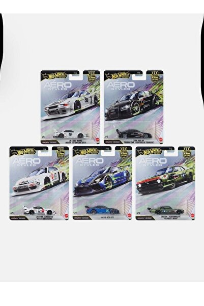 HOT WHEELS Premium Car Culture Aero Styles Set 10. Yıla Özel - FPY86 U Case 5...