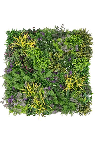 Vesnic Verde Panou verde artificial Greenwall Wild Forest 100 x 100 cm