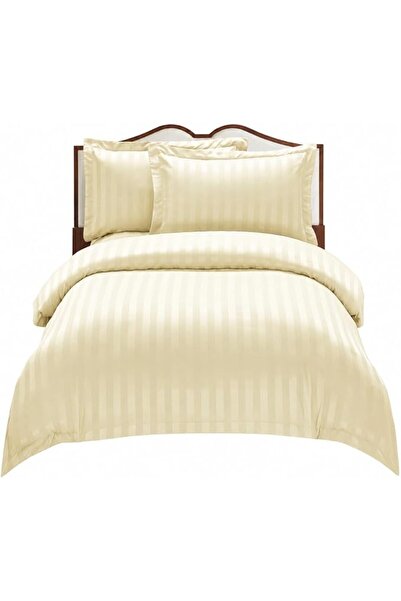 GENERAL Striped Bedding Set, Duvet Cover, Quilt Cover, Fitted Sheet, and Pill...