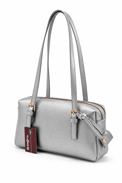 Sellini Viona Women's Brown Long Strap Daily Hand and Shoulder Bag
