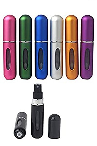 lawrenceshop Mini Doldurulabilir Parfüm Şişe - Çanta Içi Sprey Parfüm Şişe- B...