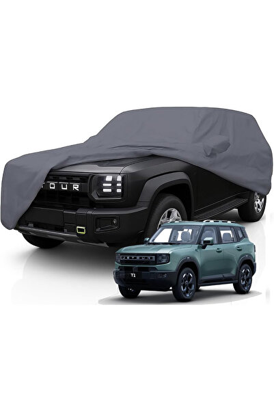 CFT 8-Layer Luxury Car Cover for Jetour T1 (2024–2025) – Waterproof, Windproo...