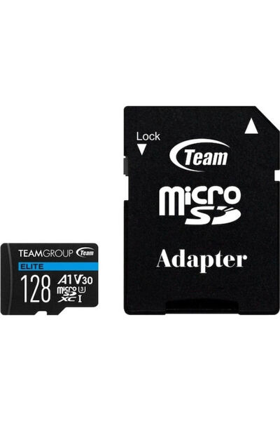 Other TeamGroup Elite microSDXC 128GB U3 V30 A1 UHS-I 90MB/s Κάρτα Μνήμης με ...