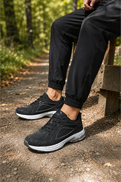HT HOTİN Kraken Men's Casual Sports Shoes Comfortable Sole Sneaker - Black