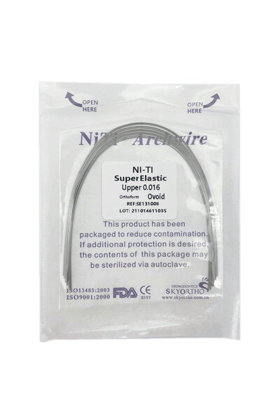 Choice17 016 Upper 10pcs/pack Orthodontic Dental Super Elastic Oval Form Niti...