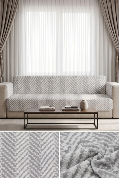 Villadia Home Textile Sofa Cover Sofa Shawl Cotton Non-Slip Soft Washable 3-Seat Sofa Single Sofa Cover 175 X 220