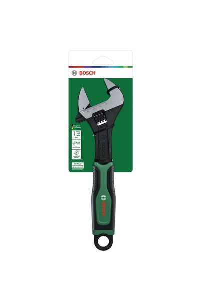 Bosch 250 mm / 10" Ayarlanabilir Anahtar Gri Renkli Yüksek Dayanıklılık Özell...