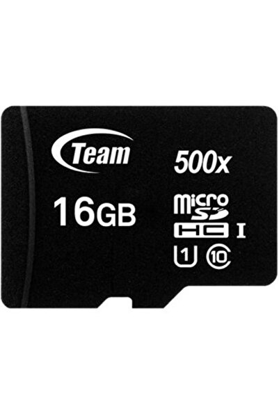 Other TeamGroup 500x microSDHC 16GB U1 UHS-I 80MB/s Κάρτα Μνήμης με Αντάπτορα