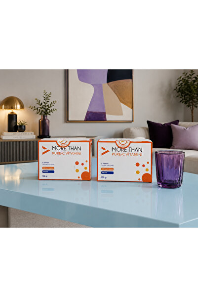 MORE THAN Pure C Vitamini 100 Saşe (Ascorbic Acid) X2 Adet