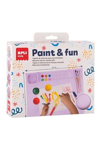 Apli Kids Χαλάκι σιλικόνης για ζωγραφική, σχέδιο, ειδική επιφάνεια για μοντελ...