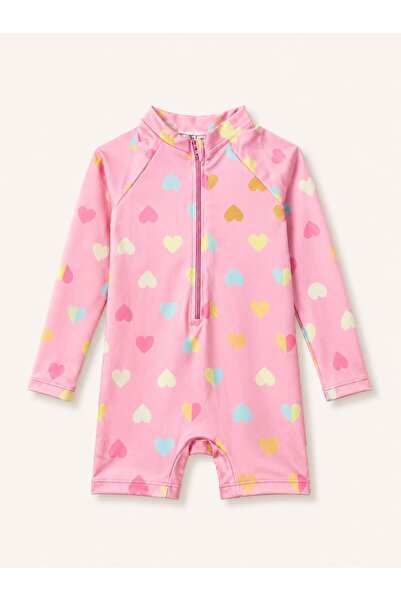 My Kids Wear Children's Long Sleeve Zippered Swimsuit - Comfortable and Casua...