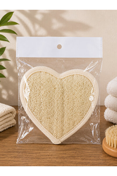 Generic Brand Pumpkin Fiber Heart Bath Scrub