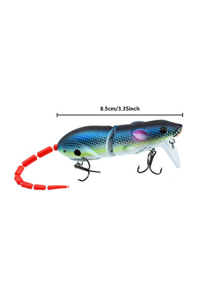 Choice A 15.5CM Mouse Lure Artificial Plastic Mouse Fishing Lure Swimbait Rat...