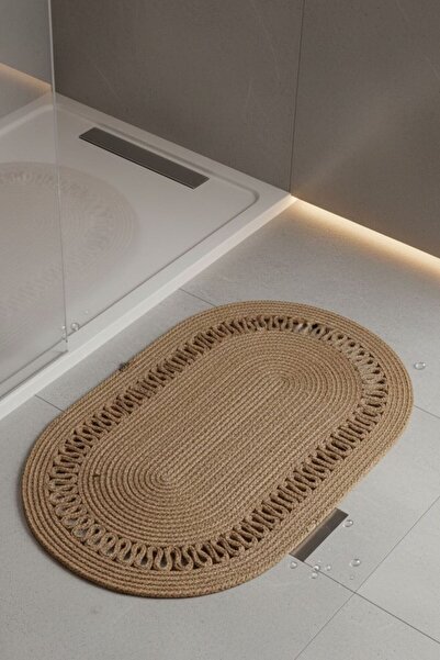 Comfort Craft Τρικοτένιο οβάλ χαλάκι μπάνιου |   Πλενόμενο μοντέρνο χαλάκι δα...