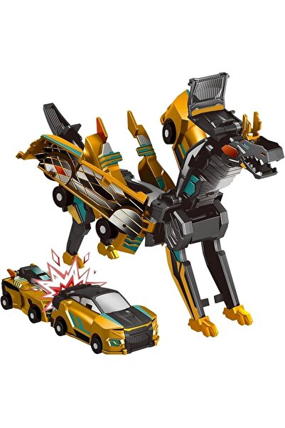 GENERAL Magnetic Transforming Car, Transforming Engineering Car Robot, Kids O...