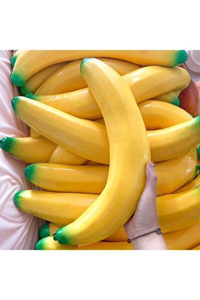 Generic Giant Banana Squishy Toy - Rubber-filled, Elastic Stress Ball - Anti-...