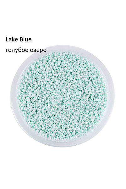 Choice53 2mmx1800pcs Lake Blue 2mm Charm Glass beads Czech Glass Seed Beads S...