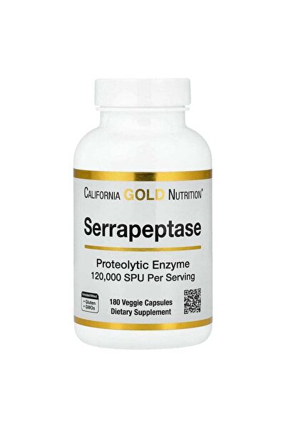 California Gold Nutrition , Serrapeptase, Proteolytic Enzyme, 120,000 SPUs, 1...
