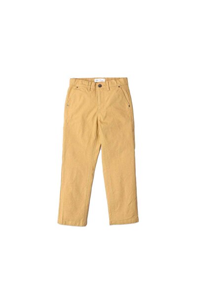 Gingersnaps Boys' Solid Trousers with Pockets and Front Button