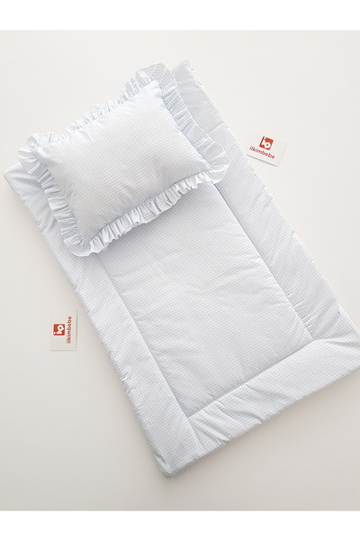 ib ilkimbebe Baby Changing Set with Blanket, Mat, Muslin, Baby Pillow, Newborn, Crib, Baby Products