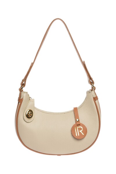 SimpleFind Isabella Rhea Geanta piele-Flavia-Bej,Geanta de umar piele natural...
