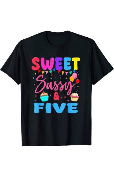21JNRY 1pc Funny 5th T-Shirt Men & Dad - Birthday Gift With Round Neck, Suita...