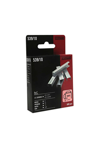 JC Schwarz Capse Zincate Pentru Capsator JC Schwarz, Tip 530, 10 mm, 600 Bucăți