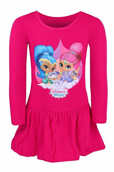 Shimmer And Shine Μαλακό και άνετο 100% βαμβακερό φόρεμα ποδηλασίας για 2-6 ετών