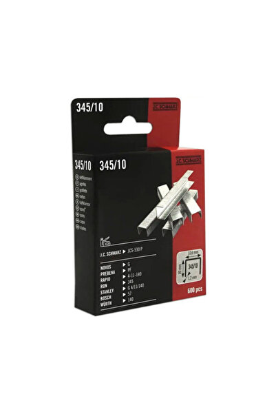 JC Schwarz Capse Zincate Pentru Capsator JC Schwarz, Tip 345, 10 mm, 600 Bucăți