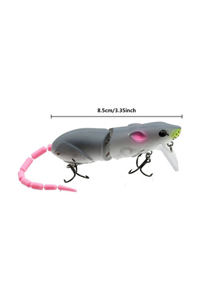 Choice E 15.5CM Mouse Lure Artificial Plastic Mouse Fishing Lure Swimbait Rat...