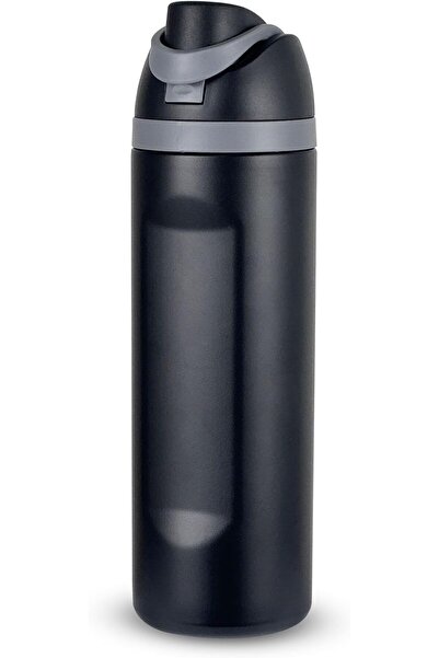 ROEIEIS Stainless Steel Insulated Water Bottle with Straw and Sip Spout Lid f...