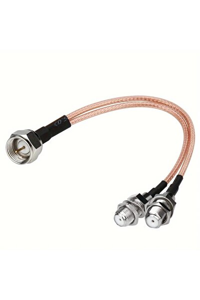 Choice 100Pcs & Above Line Connector 15CCM RG316 F-Type RG6 Splitter Coax Cab...
