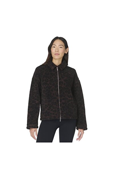Sweaty Betty Plush Collared Fleece Kadın Kahverengi Polar KADIN POLAR SB10341...