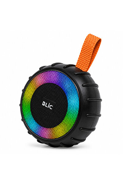Blic BLS-60 10W RGB Bluetooth Hoparlör Taşınabilir Kablosuz Siyah Speaker USB...
