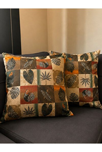 Eys Digital Printed Double-Sided Cotton Throw Pillow Cover – Hidden Zipper, L...