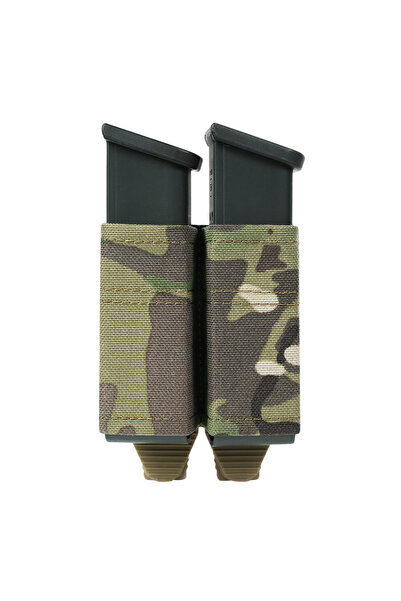 Choice Double-MC MOLLE Mag Pouch FAST 9MM Single/Double Mag Bag Hunting CS Ga...