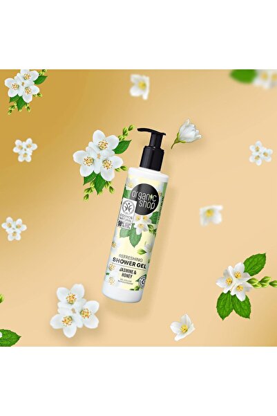 organic shop Refreshing Shower Gel Jasmine and Honey (280ml)