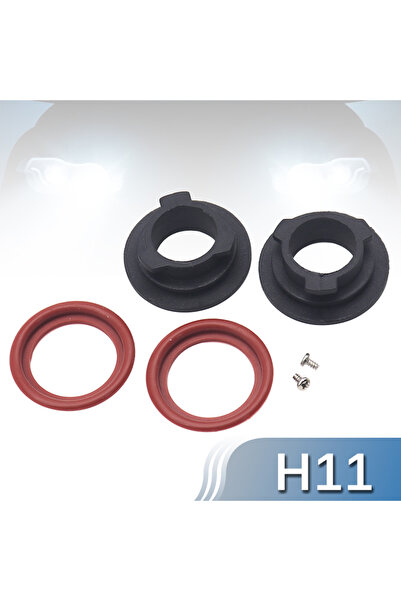 Choice H11 1 Pair Car LED Headlights Adapter Holder Base for H7 H4 H3 H1 H11 ...