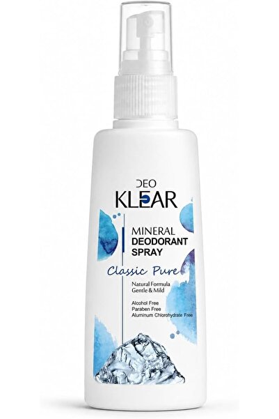 DEOKLEAR Mineral Deodorant SPRAY - Classic Pure 100 ml