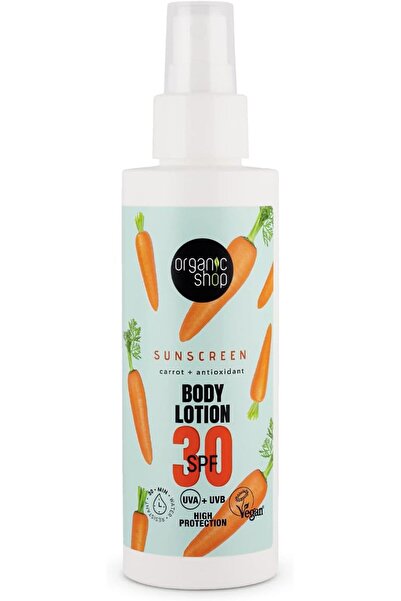 organic shop Sunscreen Body Lotion 30 SPF (150ml)