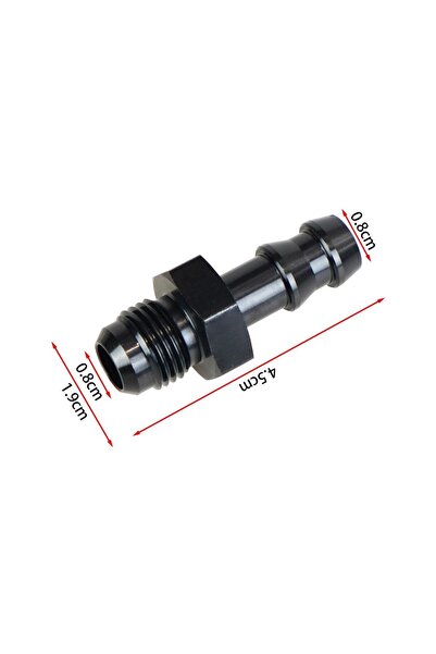 Choice AN6 3-8 6AN Flare to 3/8" or to 5/16" Hose Barb Adapter Fittings, Alum...