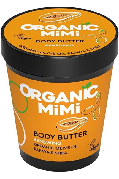 ORGANİC MİMİ Renewing Olive and Papaya Body Butter 200 ml