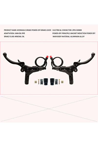 Choice 2P NFOX B015 Parking Hydraulic Power-off Oil Brake Lever Electric Scoo...